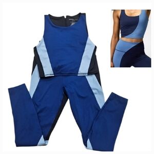NEW! SINCERELY JULES Athletic 2pc Yoga Workout Gym Activewear Set Small.